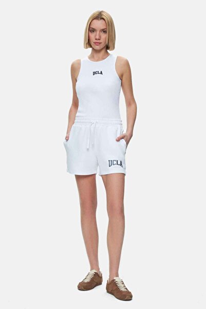 UCLA ROSA Pantaloni scurți tricotați pentru femei, supradimensionați, din bum...