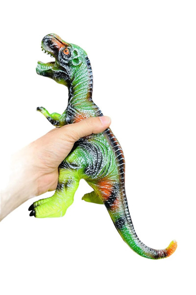FEN TOYS Oyuncak Trex Dinazor Sesli Yumuşak Et Dolgu 35 Cm Oyuncak Dinozor  t...