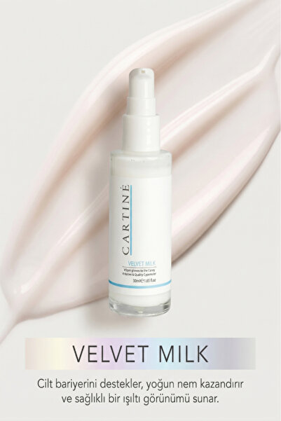 CARTİNE Velvet Milk Bariyer Onarıcı Nemlendirici Yoğun Bakım Sütü