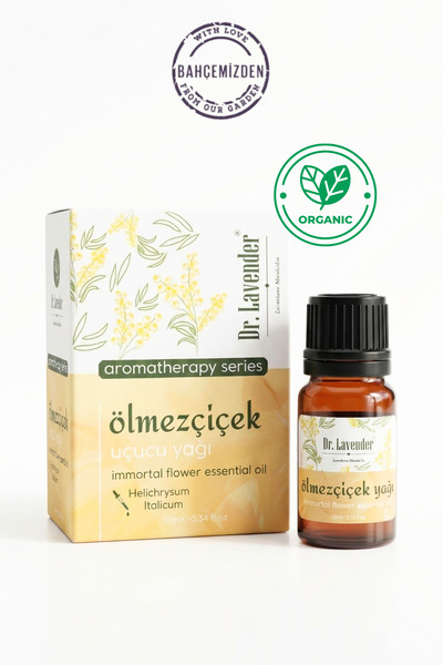 Dr.Lavender Bahçemizden Ölmez Çiçek Uçucu Yağı Cilt ve Saç Bakım Aromaterapi ...