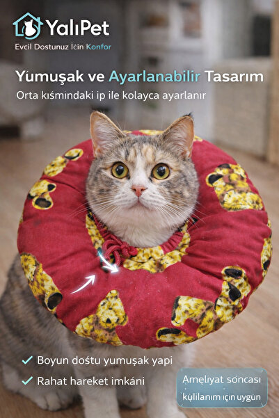 yalıpet Kedi Köpek Boyunluk - Koruyucu Elizabeth Yaka & Tırnak Kesme Yardımcı...