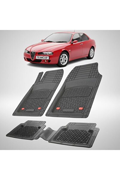 TEAMCAR Covorașe auto tip tavă compatibile cu Alfa Romeo 156 II (2003–2006), ...