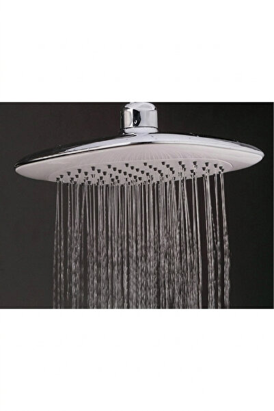 FAUMIX Bianco Model Beyaz Tepe Duş Başlığı Yüksek Kaliteli Uzun Ömürlü Duş Ba...