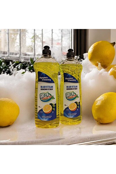 dynamix wash Green Home Elde Bulaşık Yıkama Deterjanı 750 ml X 2