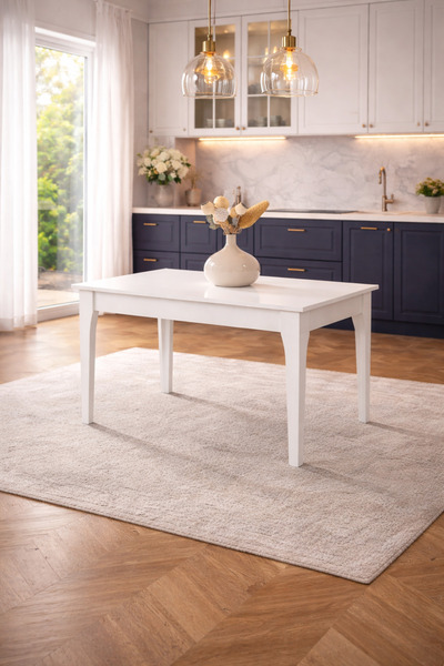 MOBİX HOME MK03 69x120 Yemek ve Mutfak Masası Beyaz