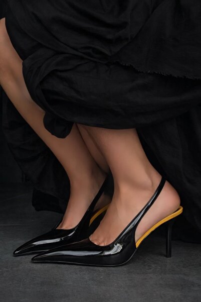 Giydim Gidiyor Σολέι Λουστρίνι Σλινγκμπακ Στιλέτο Μαύρο