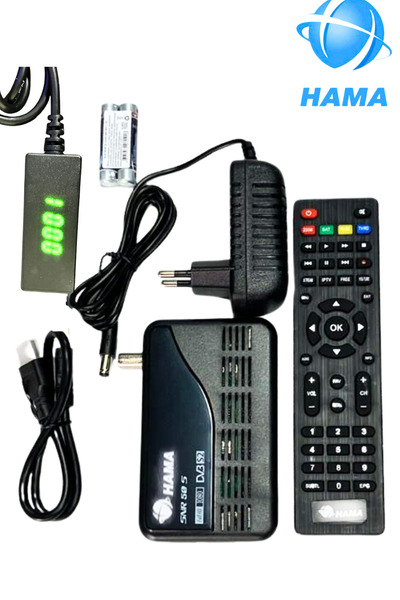 SNRELK HAMA FULL HD UYDU ALICISI ÇİFT USB MİNİ UYDU ALICISI