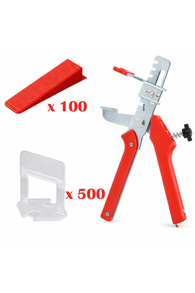 PROCART Sistem PRO pentru nivelarea plăcilor ceramice, clește, 500 cleme de 1...