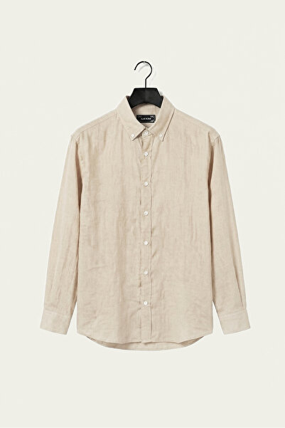 GIESTO Cămașă supradimensionată din in ușoară