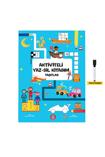 Çocuk Akademi My Summer-Sil Book of Activities: Vehicles
