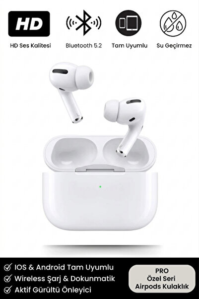Noriyen Premium Serisi White 2 Model IOS Android Uyumlu Aktif Gürültü Engelle...