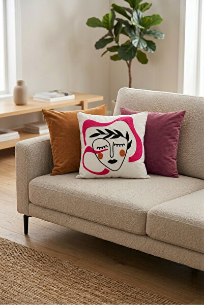 ASDİVA Διακοσμητικό κάλυμμα μαξιλαριού πανοραμικής προβολής 3 τεμαχίων – Bohe...