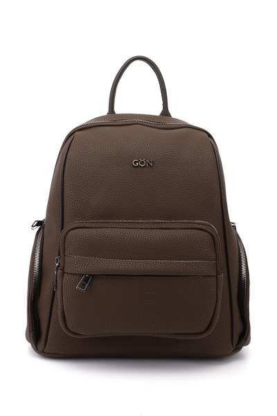 GÖNDERİ(R) Γυναικεία καφέ τσάντα χειρός και σακίδιο πλάτης