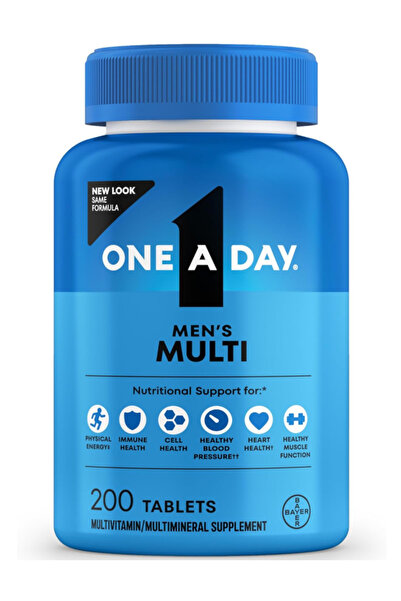 One A Day , Men’s Multivitamin Tablet Vitamin A, C ,D, E and Zinc for Immune ...