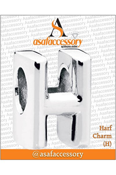 asaf Harf charm | gümüş kaplamadır
