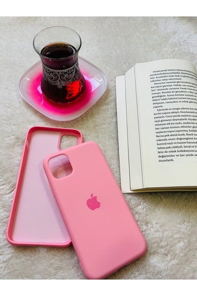 CaseKİdükkan iphone 11 Uyumlu Içi Kadife Lansman Premium Kılıf - Şeker Pembe 11