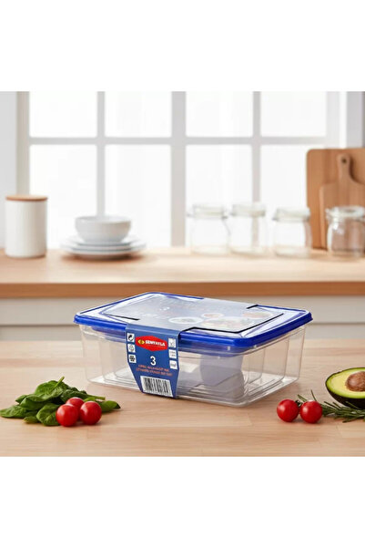 Kanonik Education مجموعة من 3 حاويات تخزين زاوية