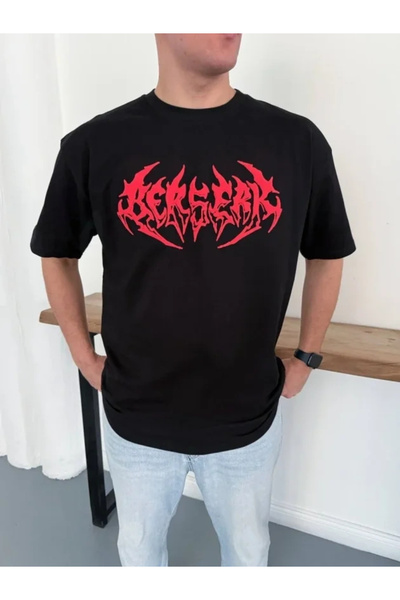 Butik Men's Printed T-Shirt Summer Short Sleeve Crew Neck Comfort Fit T-Shirt...