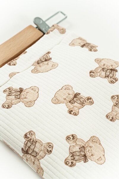 NEU KIDS Bear Pattern Hastane Çıkışı Ayıcık %100 Pamuk Penye 5'li Set Yenidoğan Bebek Kıyafetleri