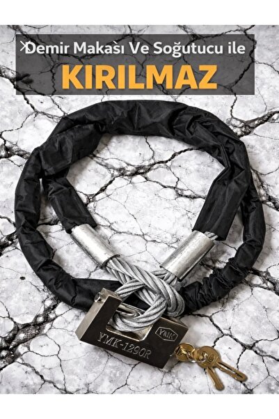 PADRİ motorsiklet 1,5 metre 10 mm Kesilmez Çelik Halat Motorsiklet Bağlama Ha...