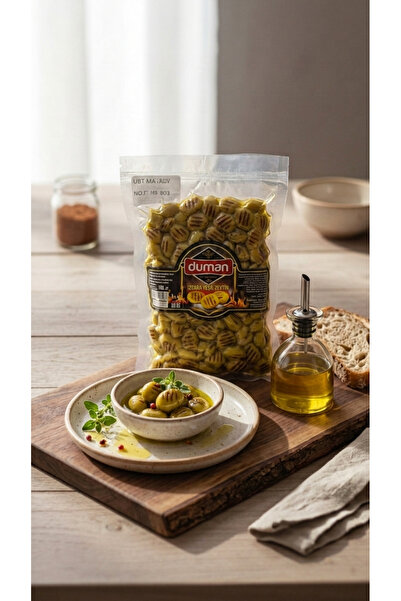 DUMAN GURME Izgara Yeşil Zeytin Vakum 1 Kg
