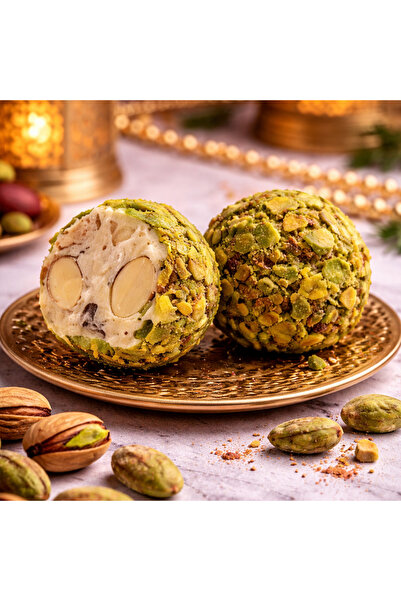 Şam Kahvesi Şam Lokum , Antep Fıstıklı Duble Kakule Lokum 250g