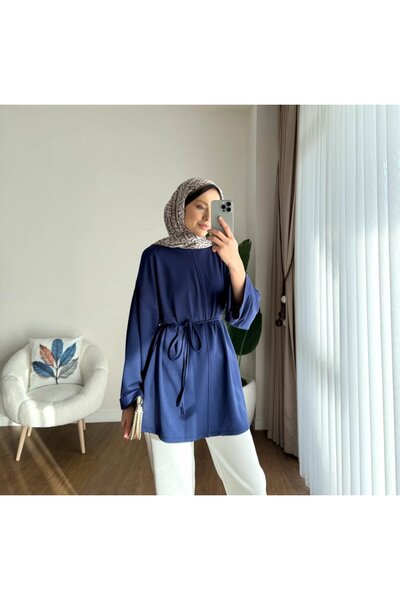 RFK Butik Γυναικείο Τούνικ με Λεπτομέρεια Ραπτικής Oy.sho Fabric άνοιγμα - Na...