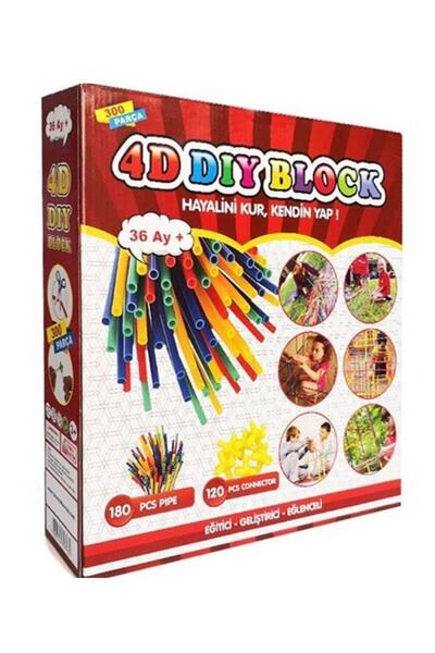 RoseRoi Bambu Çubukları 4d Dıy Block Oyuncak Seti Yaratıcı Montaj Oluşturucu ...