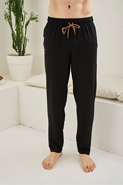 KLY PİJAMA Kly 120 Men's Cotton Oversized Large Size Single Pajama Bottoms
