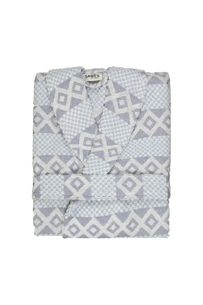 Sarev Tily Mavi "large" Beden Pamuklu Bornoz