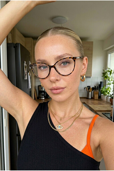 Houseofeyeris Callisto Blue Light Glasses – Leopard Cat Eye 49 mm