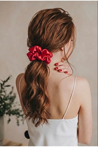 Mavi Masal Cataramă din satin roșu, elastică, anti-alunecare