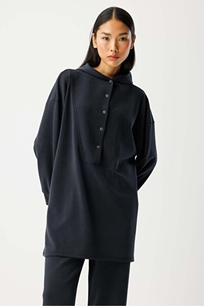 ŞEYMA COŞKUN Çıtçıtlı Modal Takım Antrasit