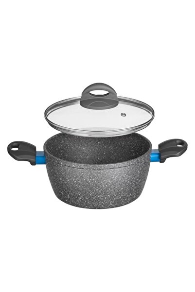 divendi-ro Caserolă ceramică antiaderentă, diametru 20 cm, gri