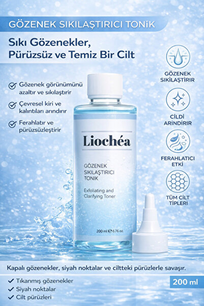 LİOCHEA Canlandırıcı ve Gözenek Sıkılaştırıcı Glikolik Asit Tonik 200 ml Tüm ...