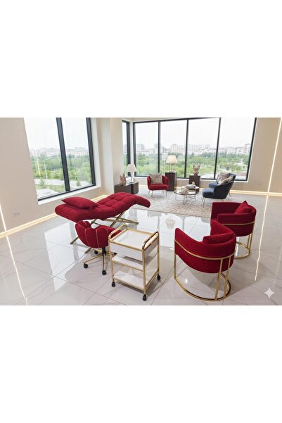 TİTANYUM CHAİR KAŞ KİRPİK SEDYESİ GÜZELLİK SALONU MOBİLYASI