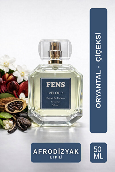 Fs Fens Velour Kadın Parfüm EDP 50 ml – Oryantal, Çiçeksi, Bergamot, Limon, K...