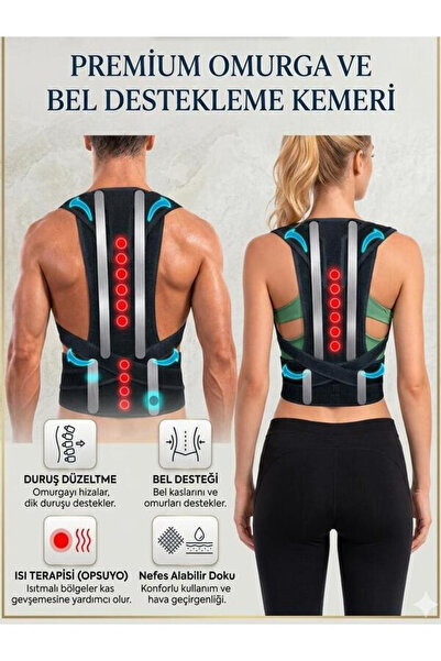 Ankaflex Underwire المغناطيسي تستقيم الموقف مشد الخصر الظهر حداب الجنف مشد عق...