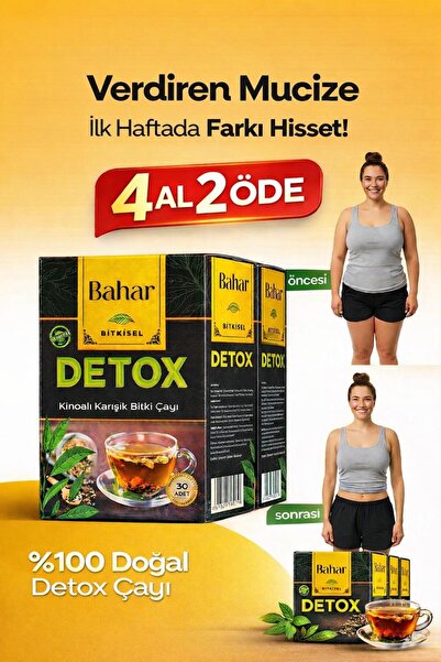 Detoxs Tok Tutma Hızlı Kilo,verdirici Detox Çayı Form- Diyette Kilo Vermeye Y...