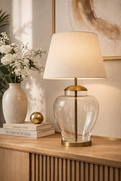 MARS CONCEPT DEKORATİF BÜYÜK BOY CAM ABAJUR