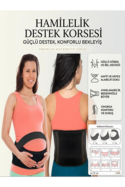 Ankaflex Curea de maternitate prenatală cu sârmă de mărime reglabilă medicală...