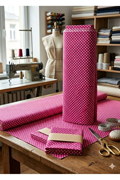 FELIX HOME Width 240 cm Polka Dot Duvet Cover and Sheet Fabric (1 Meter)