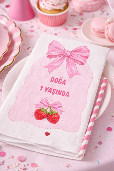 HANOVA CREATİVE BASKILI DOĞUM GÜNÜ PEÇETESİ PARTİ PEÇETESİ SÖZ NİŞAN DÜĞÜN KI...