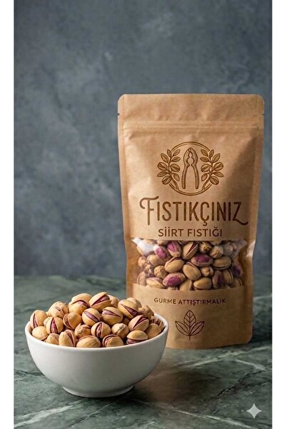 FISTIKÇINIZ 1 kg siirt fıstıgı yeni mahsül yüzde yüz ana çatlak brüt kutu da