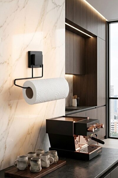 NTC METAL Eloria Fix Black Paper Towel Holder