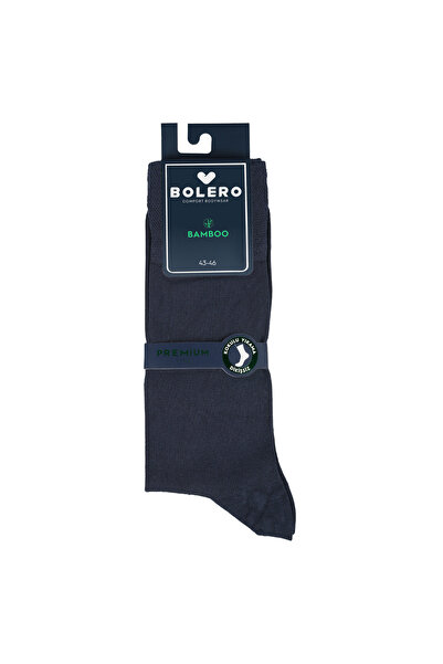 Bolero Erkek Premium Dikişsiz Kokulu Yazlık Bambu Çorap Lacivert