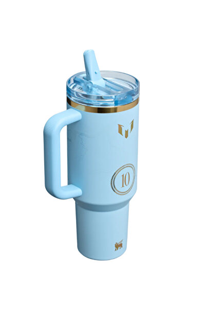 STANNLEY كوب ميسي × ستانلي كوينشر بروتور القابل للطي مع قشة |   40 أونصة - أز...