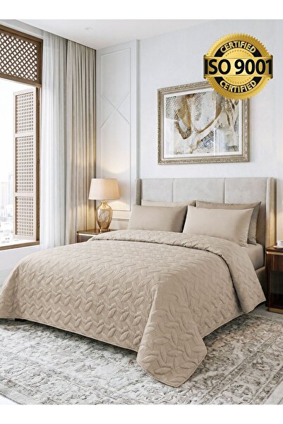 Master Home Textile Microfiber Bedspread Set Fits 120 x 200 cm Single Size Be...