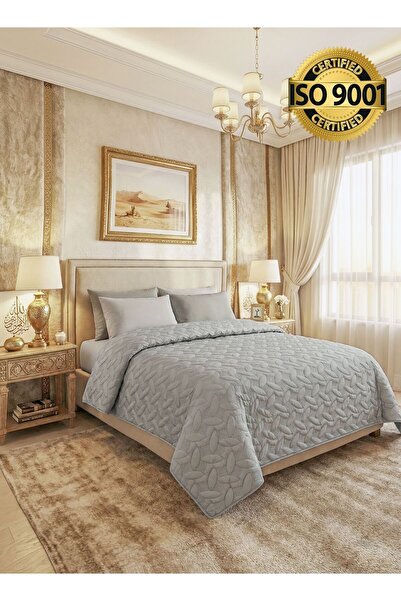 Master Home Textile Microfiber Bedspread Set Fits 120 x 200 cm Single Size Be...