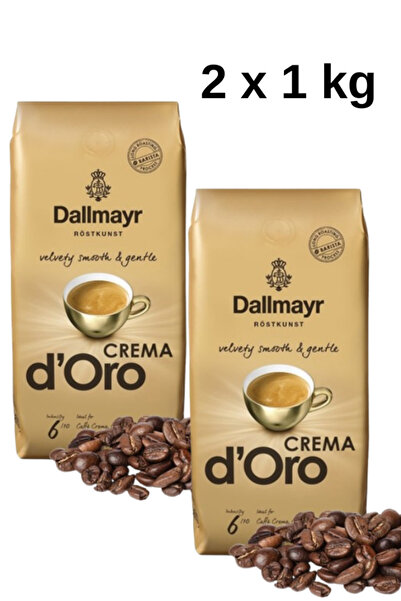 Dallmayr Crema D'Oro 2 x 1 kg, cafea boabe